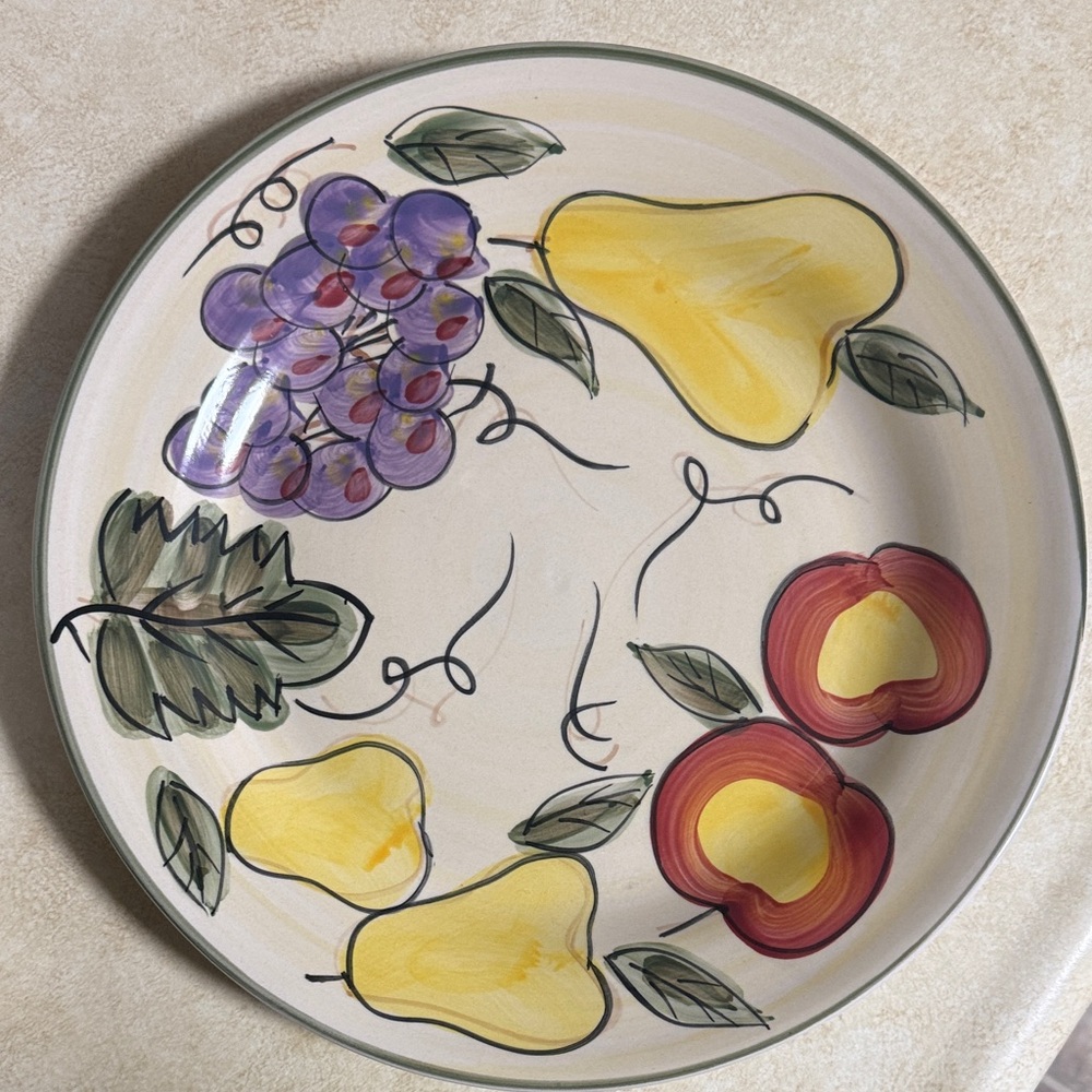 Royal Norfolk Retired Tuscan Fruit Dinner Plate